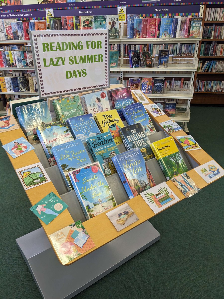 Our theme shelf for July is up!

Pop into the library this month to find some easy reading for those warm summer days ☀️ 

#BookTwitter