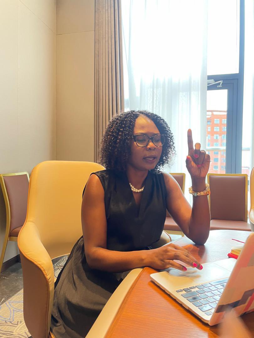 REWIB_Africa's tweet photo. Breakout room 1 at #7GIMACRECs, Susan Asio, our Senior Policy Advisor, shed light on the realities faced by women in Sudan during the session on "25 Years of UNSCR 1325: Implementing the Women, Peace and Security Agenda in Africa’s Reparative and Transitional Justice Processes." https://t.co/ioDojSIxjt