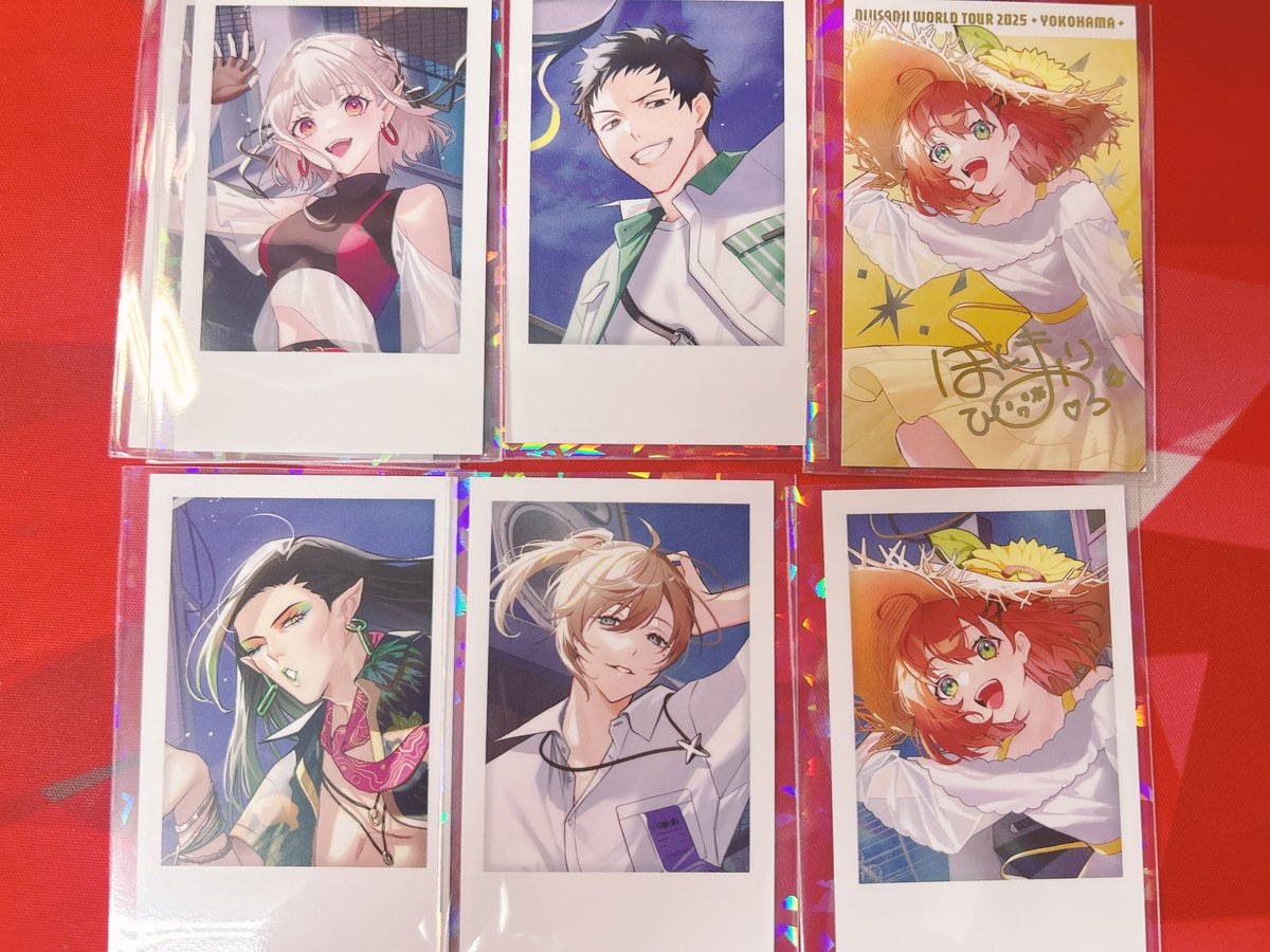 chicapoyo's tweet photo. @no_TL 【交換】にじさんじ 横浜公演 SitR ランダムチェキ風カード

譲：画像1枚目
求：画像2枚目

郵送での交換希望です。
検索からでもお気軽にお声かけください(՞. .՞) https://t.co/EPxcHnwPA1