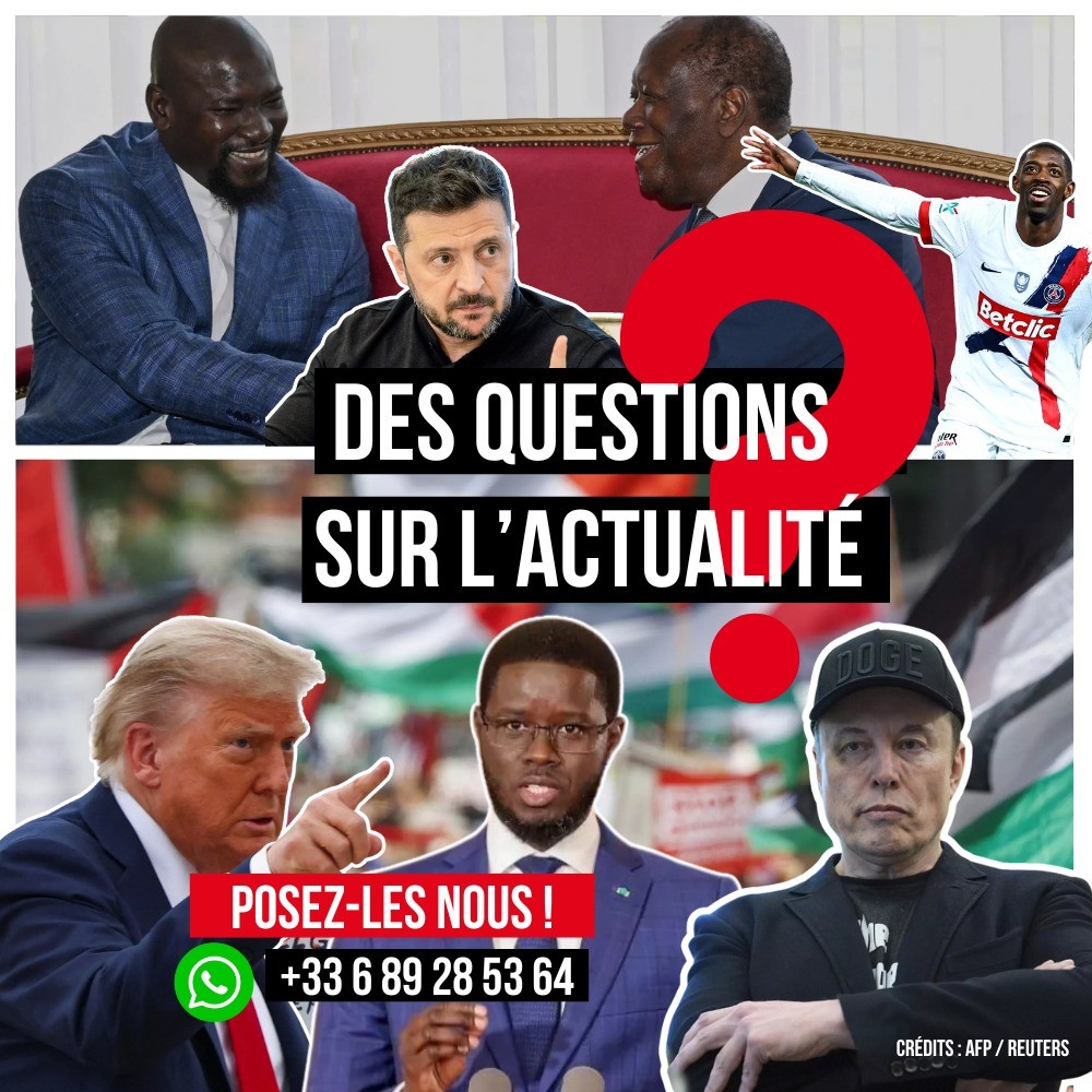 ❓🌍 Vous avez des questions sur l'actualité internationale ou africaine ? La rédaction de RFI est là pour y répondre : posez vos questions sur facebook ou au +33 6 89 28 53 64 sur Whatsapp, et nous essaierons de vous rappeler au plus vite !