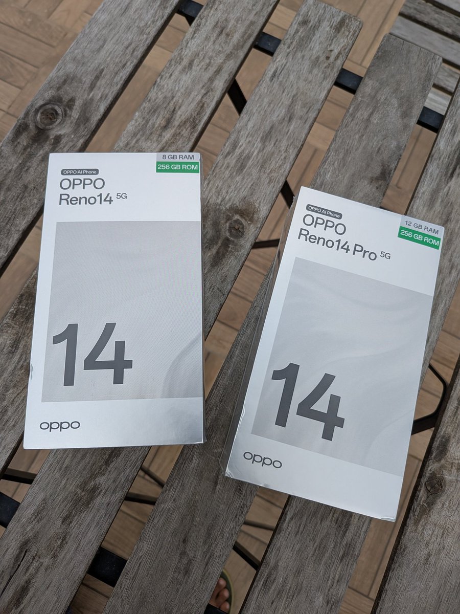 geekyranjit's tweet image. Got the review units of the Oppo Reno 14 and Reno14 Pro, due to limited time I can only cover one, which one should I cover?