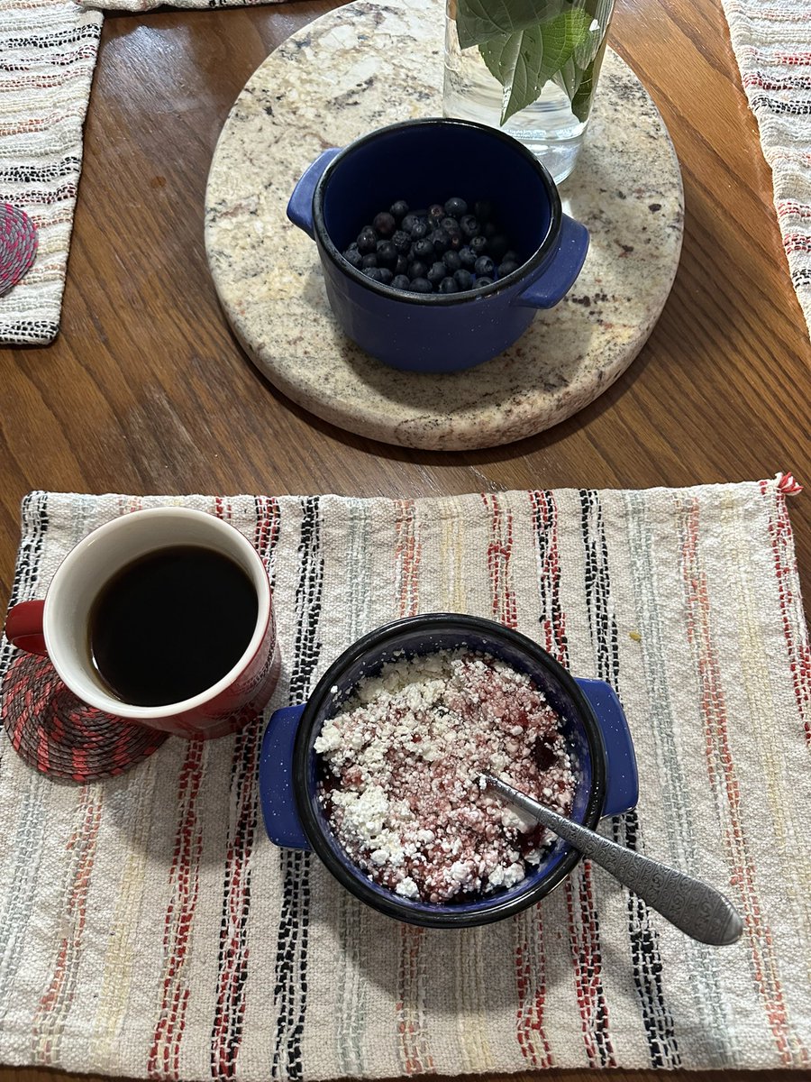 Immigrant’s dream #1: find a cottage cheese (not the soft one, that is unusually in stores here) to mix it with jam and berries for breakfast.