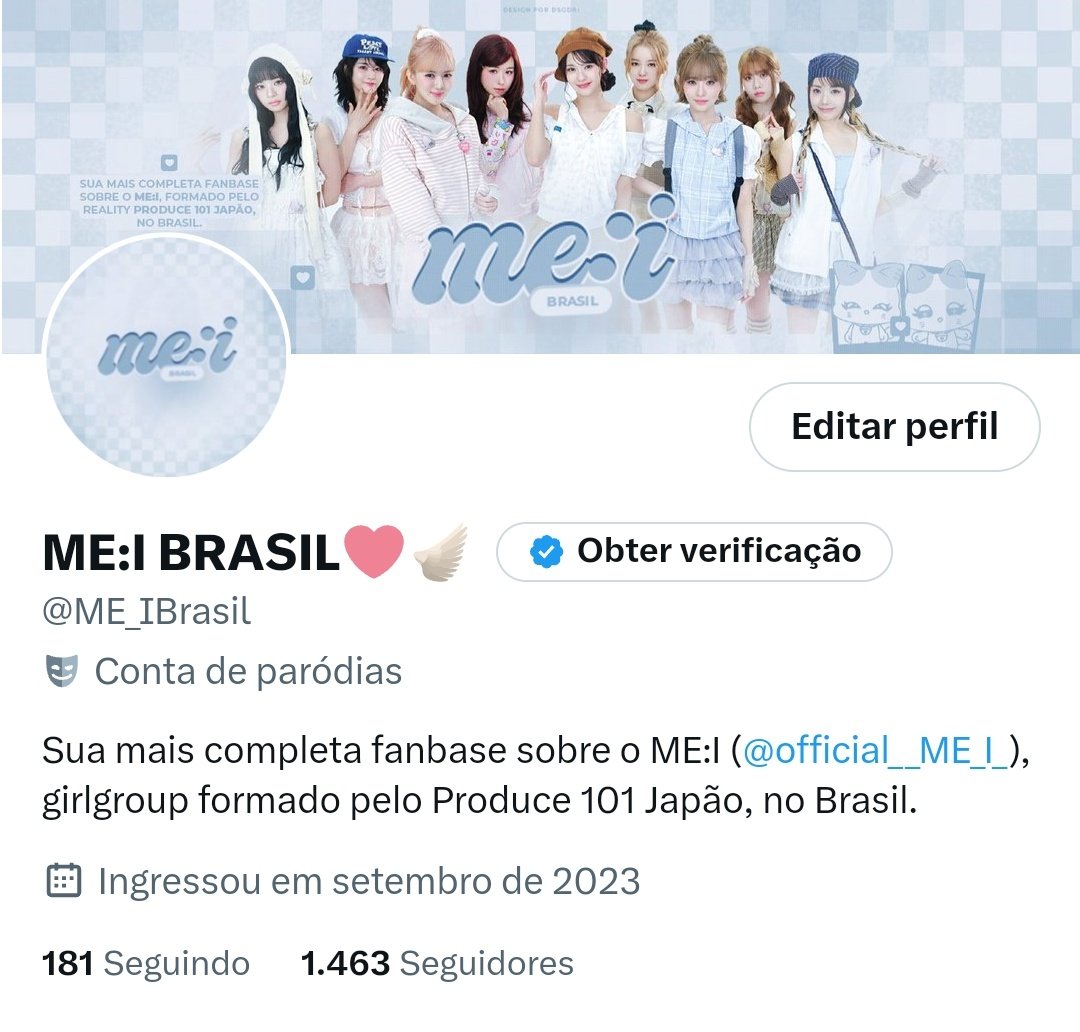 ME:I BRASIL⊹˚𝓜𝑼𝑺𝑬 (@me_ibrasil) on Twitter photo Estamos de carinha nova graças a maravilhosa <a href="/dsgdri/">Dri Design (slow)</a>, agradeçemos pelo trabalho nesse layout incrível. Ansiosos para o lançamento do single 'THIS IS ME:I' no dia 28?🪽 Estamos de carinha nova graças a maravilhosa <a href="/dsgdri/">Dri Design (slow)</a>, agradeçemos pelo trabalho nesse layout incrível. Ansiosos para o lançamento do single 'THIS IS ME:I' no dia 28?🪽