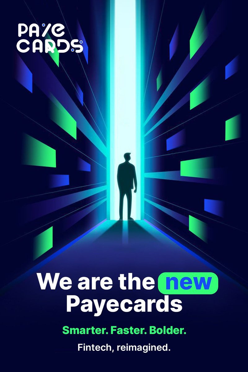 payecards's tweet photo. PayeCards is evolving.
We’ve reimagined our brand, upgraded our vision, and built a smarter financial platform — all under the same name.
A new era is coming.
Our new website and platform launch soon.
Stay tuned.

#PayeCards #Fintech #Innovation https://t.co/YDDmGB2alp