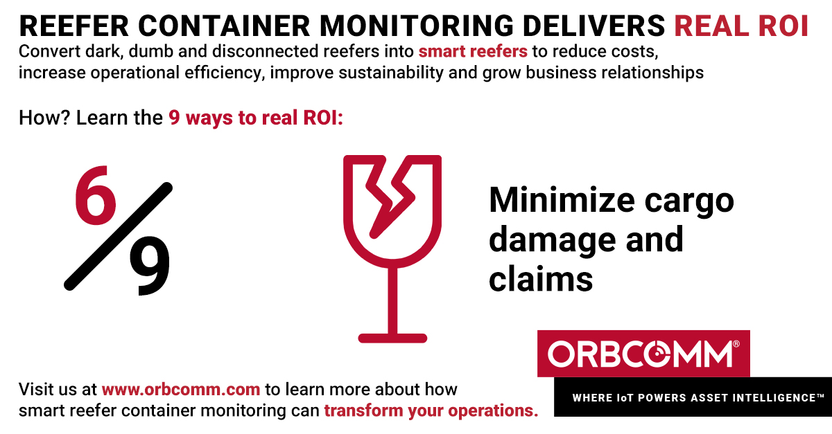 🚛 Smarter reefer monitoring = fewer claims, better compliance &amp; stronger customer trust. 

Learn more about how ORBCOMM's smart reefer technology can enable real-time alerts and early issue detection: zurl.co/DlElv 
#coldchain #reefermonitoring #maritimeiot