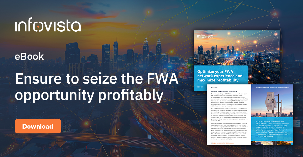 #FixedWirelessAccess (#FWA) has become the most monetized #5G use case, unlocking $29.5 billion in global revenue in 2023 and projected to exceed $67 billion by 2027.

Learn how to plan, scale &amp; monetize it as top-tier #CSPs do.

📘 Download the eBook: eu1.hubs.ly/H0ly1550
