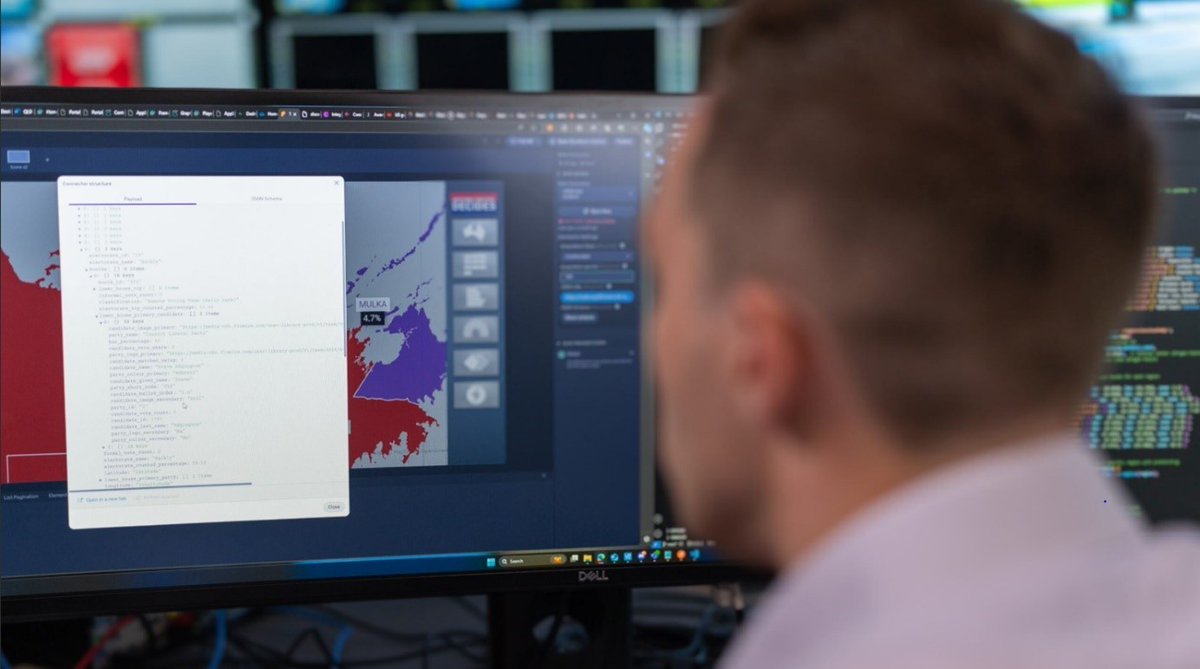 vizrt's tweet photo. When every second counts, how do you deliver election graphics without a big team or long lead times? ⏲️
Sky News Australia pulled it off in days, on-air and on billboards, reaching millions. Here's how: https://t.co/Ua646cJQli
#SkyNewsAustralia #VizFlowics #BroadcastGraphics https://t.co/wrgYnE8iHg