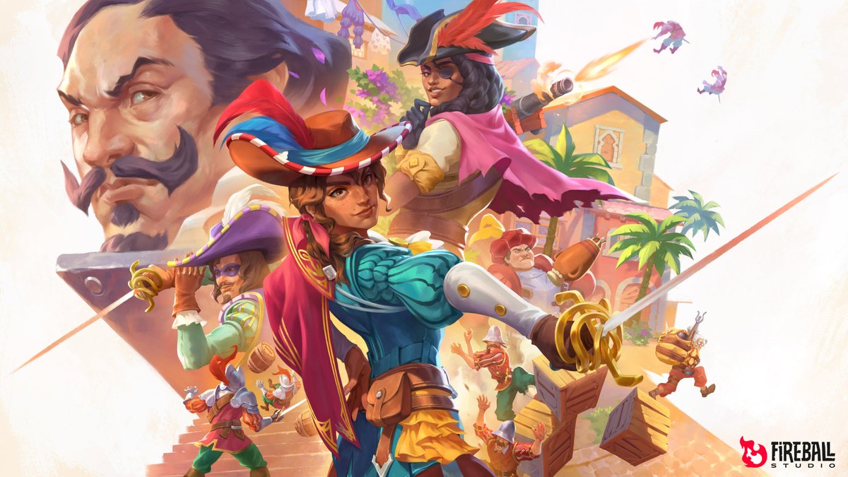 Ready your blades and En Garde ! We loved working on this illustration and we're always happy to share this kind of work with y'all ! ⚔️