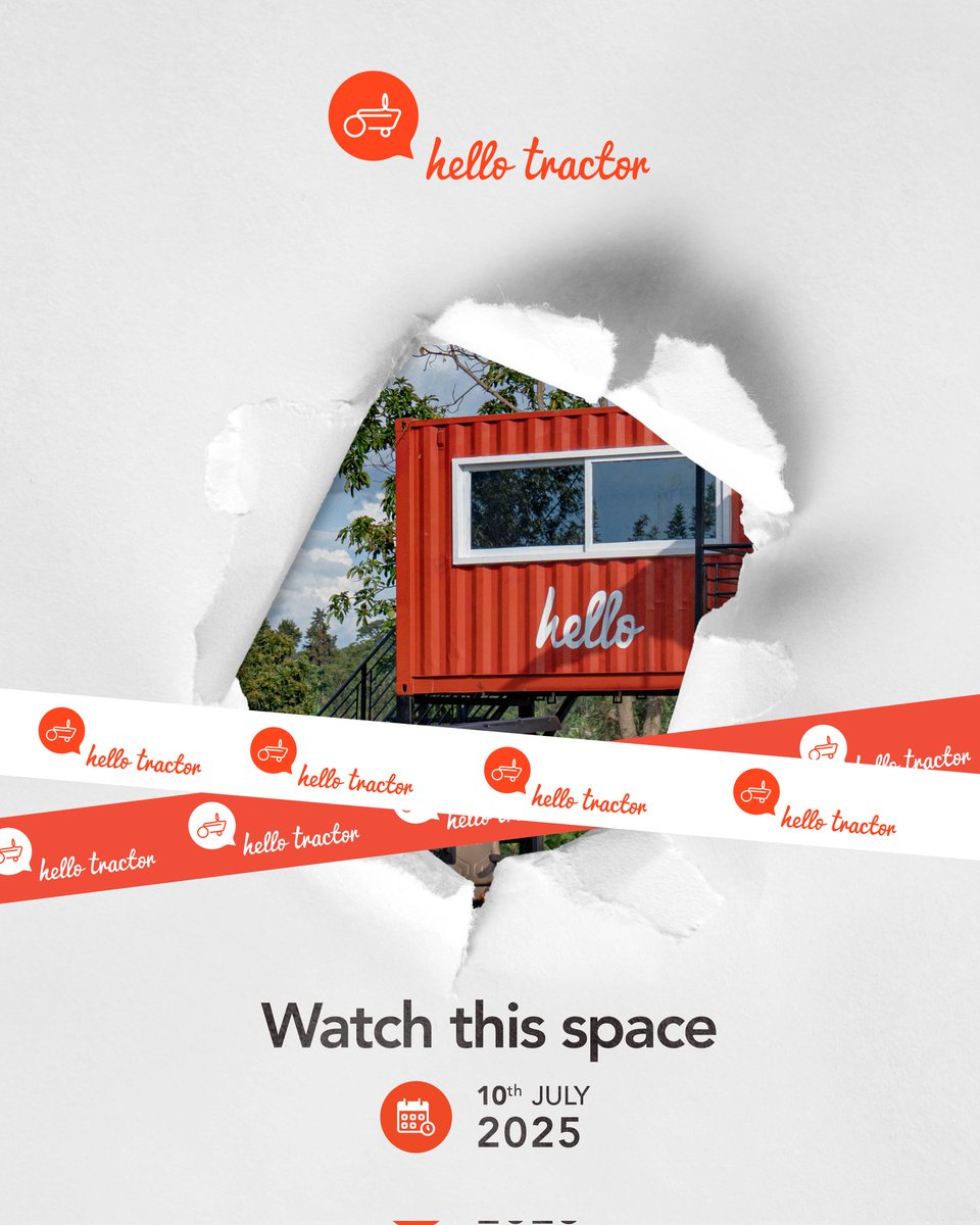 HelloTractor's tweet image. Mark your calendar – July 10th 2025
We’re expanding our footprint in Nigeria with a new hub and PAYG handover.
Stay tuned for the reveal!