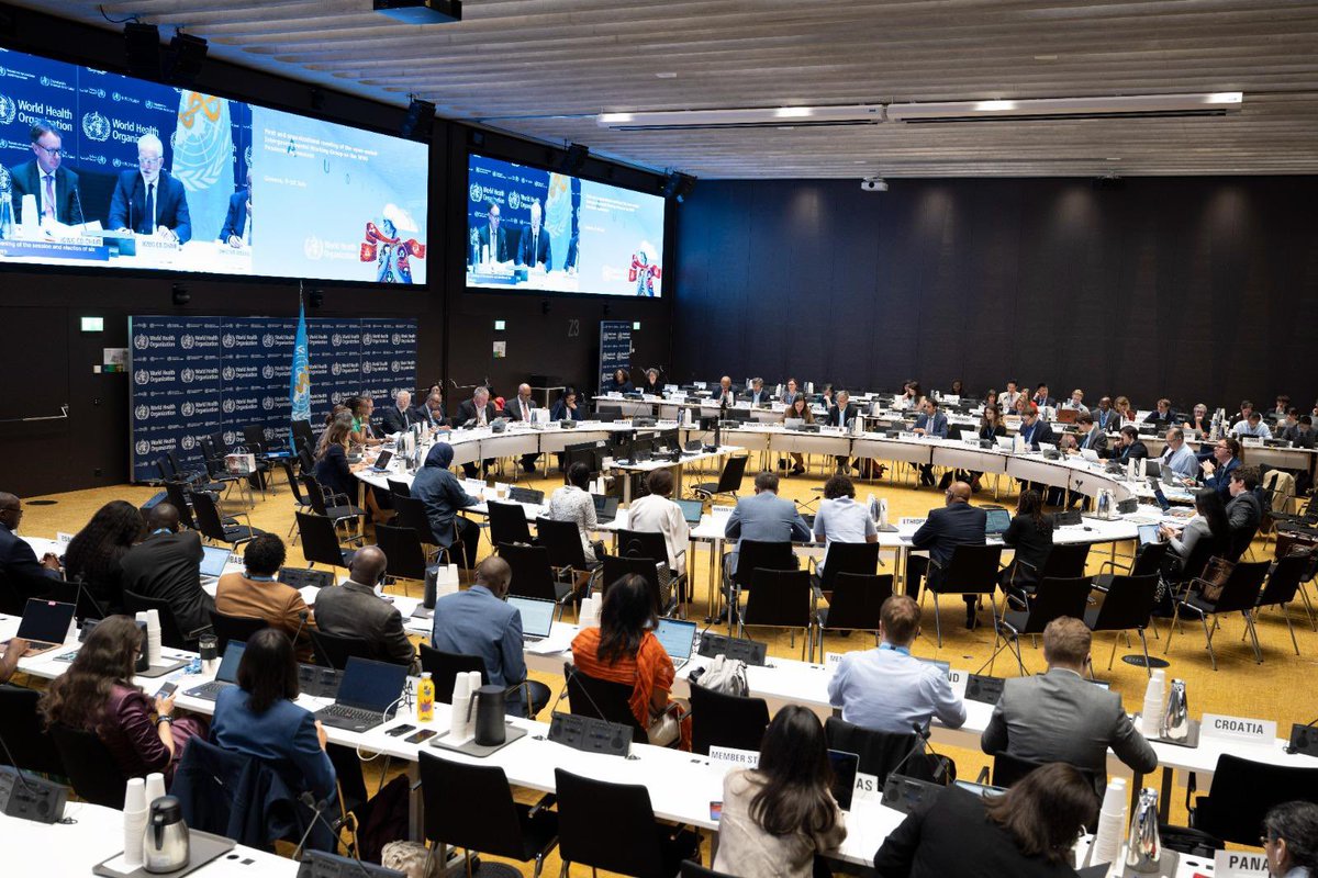 Tedros Adhanom Ghebreyesus (@drtedros) on Twitter photo Congratulations and thanks to the new officers of the Intergovernmental Working Group on the <a href="/WHO/">World Health Organization (WHO)</a> Pandemic Agreement for their commitment:
- the co-chairs 🇧🇷 Ambassador Tovar da Silva Nunes and 🇬🇧’s Matthew Harpur
- the vice chairs 🇸🇿 Ambassador Vuyile Dlamini , 🇶🇦’s Hanan Al Congratulations and thanks to the new officers of the Intergovernmental Working Group on the <a href="/WHO/">World Health Organization (WHO)</a> Pandemic Agreement for their commitment:
- the co-chairs 🇧🇷 Ambassador Tovar da Silva Nunes and 🇬🇧’s Matthew Harpur
- the vice chairs 🇸🇿 Ambassador Vuyile Dlamini , 🇶🇦’s Hanan Al