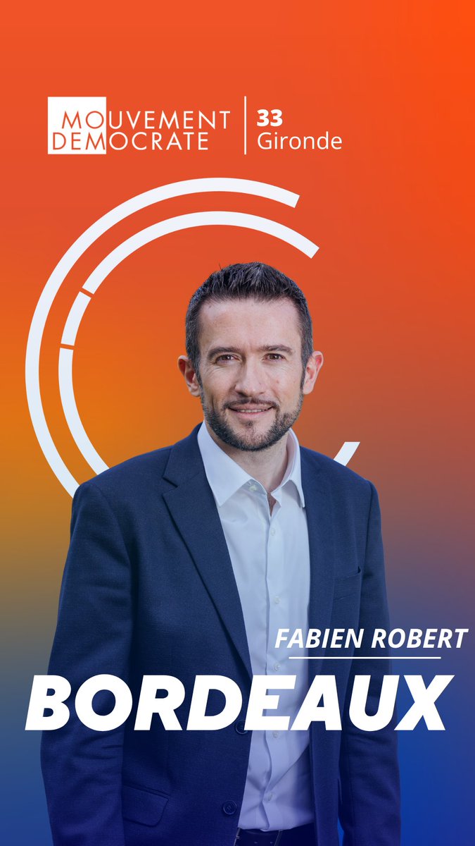 MoDem (@modem) on Twitter photo 📍 Bordeaux
🔸 Fabien Robert, conseiller municipal et métropolitain, conseiller régional de Nouvelle-Aquitaine, secrétaire général adjoint du MoDem, président du MoDem de la Gironde, mènera #Bordeaux2026
#Municipales2026 #Cap2026 <a href="/fabienrobert/">Fabien ROBERT</a> 📍 Bordeaux
🔸 Fabien Robert, conseiller municipal et métropolitain, conseiller régional de Nouvelle-Aquitaine, secrétaire général adjoint du MoDem, président du MoDem de la Gironde, mènera #Bordeaux2026
#Municipales2026 #Cap2026 <a href="/fabienrobert/">Fabien ROBERT</a>