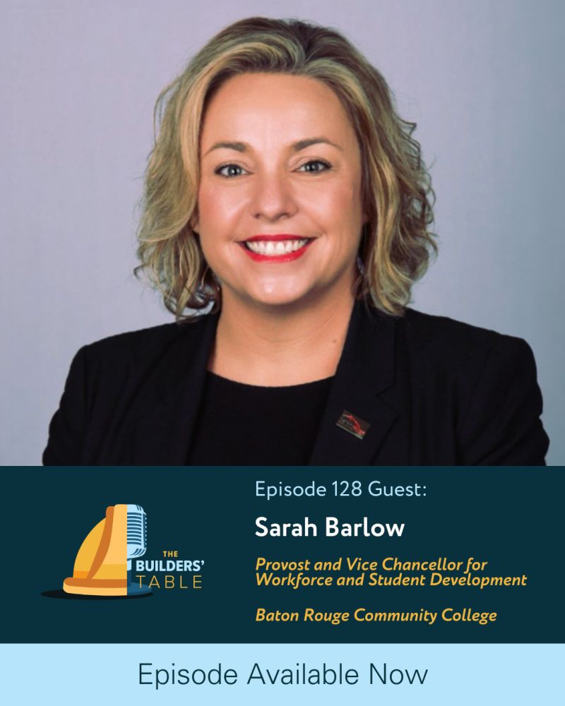 MyBRCC's tweet image. Be sure to listen to a special episode of The Builders' Table Podcast featuring #MyBRCC Provost and Vice Chancellor for Workforce and Student Development Dr. Sarah Barlow. 🎙️lnkd.in/gzvyvmGa
#NCCER #TheBuildersTable
