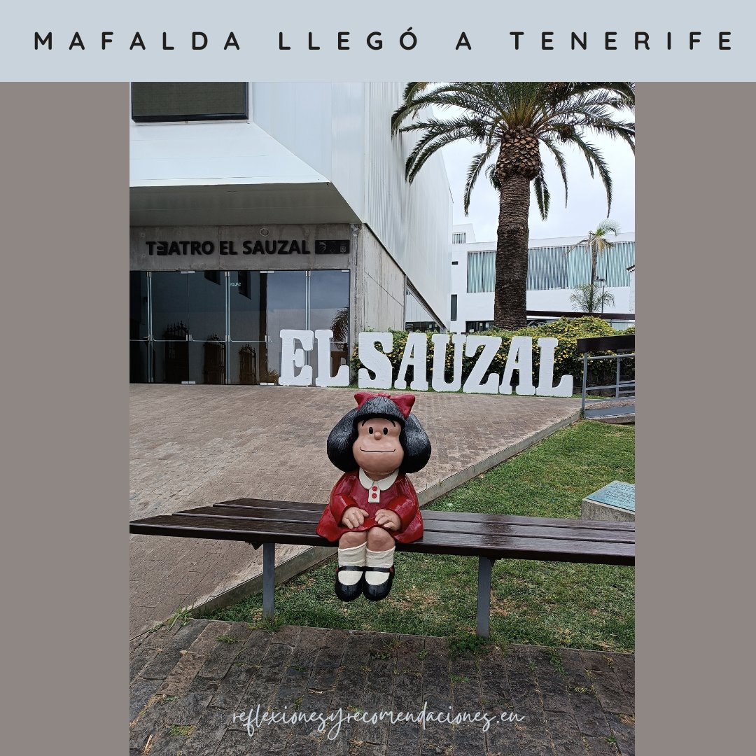 Mafalda llegó a Canarias: la nueva escultura en Tenerife enamora #mafalda
reflexionesyrecomendaciones.eu/mafalda-la-nue…
