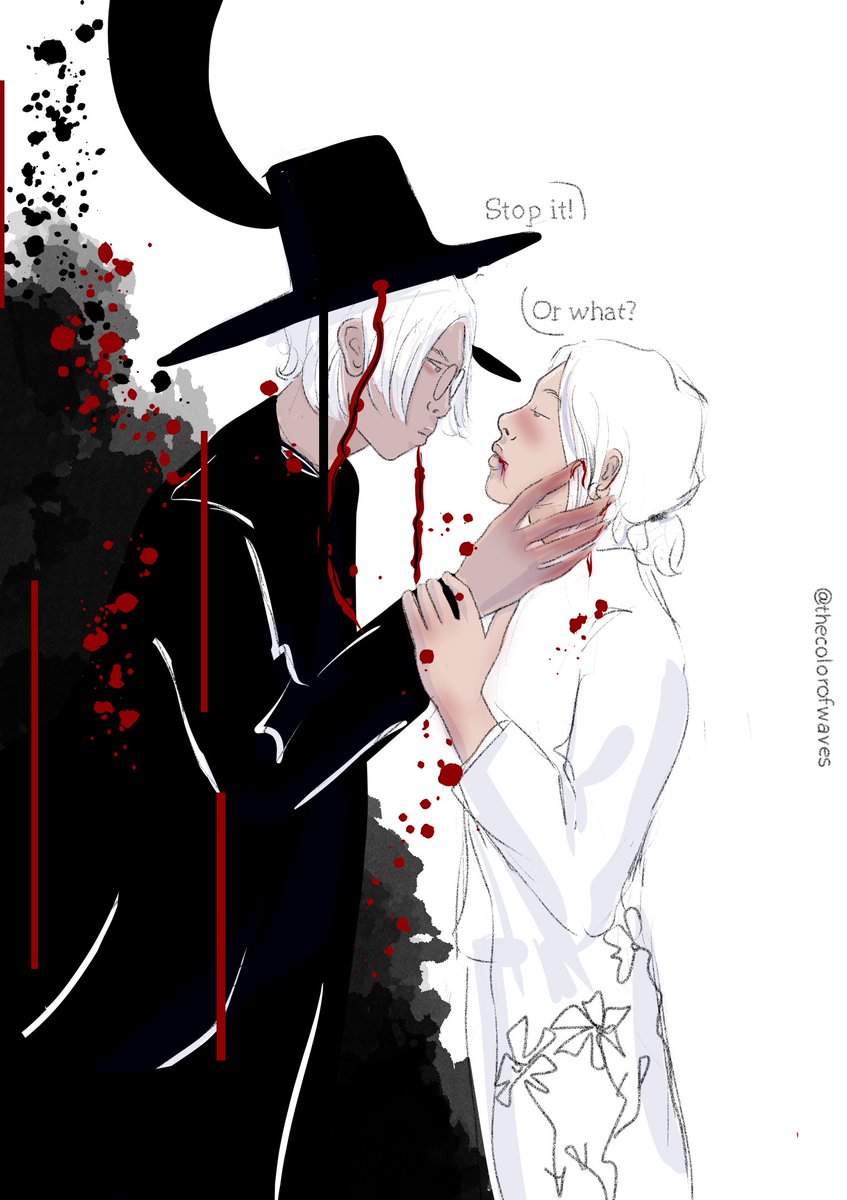 Couldn’t miss out on Saja Joonie ... Based it on my AU Fanart. So it's basically Fanart of my fanart. 💁🏻‍♀️🤣 Needed to add Yoongi of course. 😏