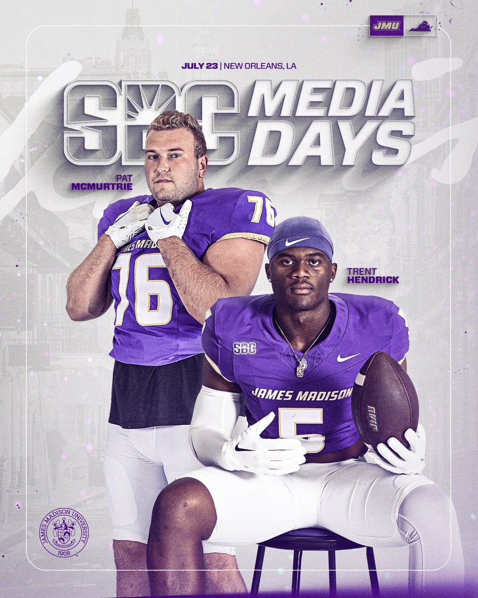 JMU Football (@jmufootball) on Twitter photo ๐๐๐๐ฎ๐ฑ ๐๐ฎ๐ค๐๐ฌ ๐บ
<a href="/PatMcMurtrie_64/">Patrick McMurtrie</a> & <a href="/TrentHendrick1/">Trent Hendrick</a> are ready to represent ๐
#GoDukes ๐๐๐๐ฎ๐ฑ ๐๐ฎ๐ค๐๐ฌ ๐บ
<a href="/PatMcMurtrie_64/">Patrick McMurtrie</a> & <a href="/TrentHendrick1/">Trent Hendrick</a> are ready to represent ๐
#GoDukes