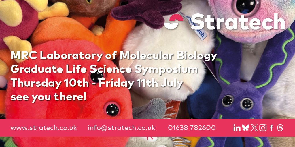 Stratech_UK's tweet image. Tomorrow we can't wait to see you all at the @LMBPhDSymposium check out our stand and meet @AnilStratech 🤩🧪🧑🔬🧬🧫
Who will be taking home the coveted @GIANTmicrobes prize? 🏆
See you tomorrow! 🤩
#LMBPhDSymposium25 #Cambridgebiosciences #diagnostics #clinicaldiagnostics