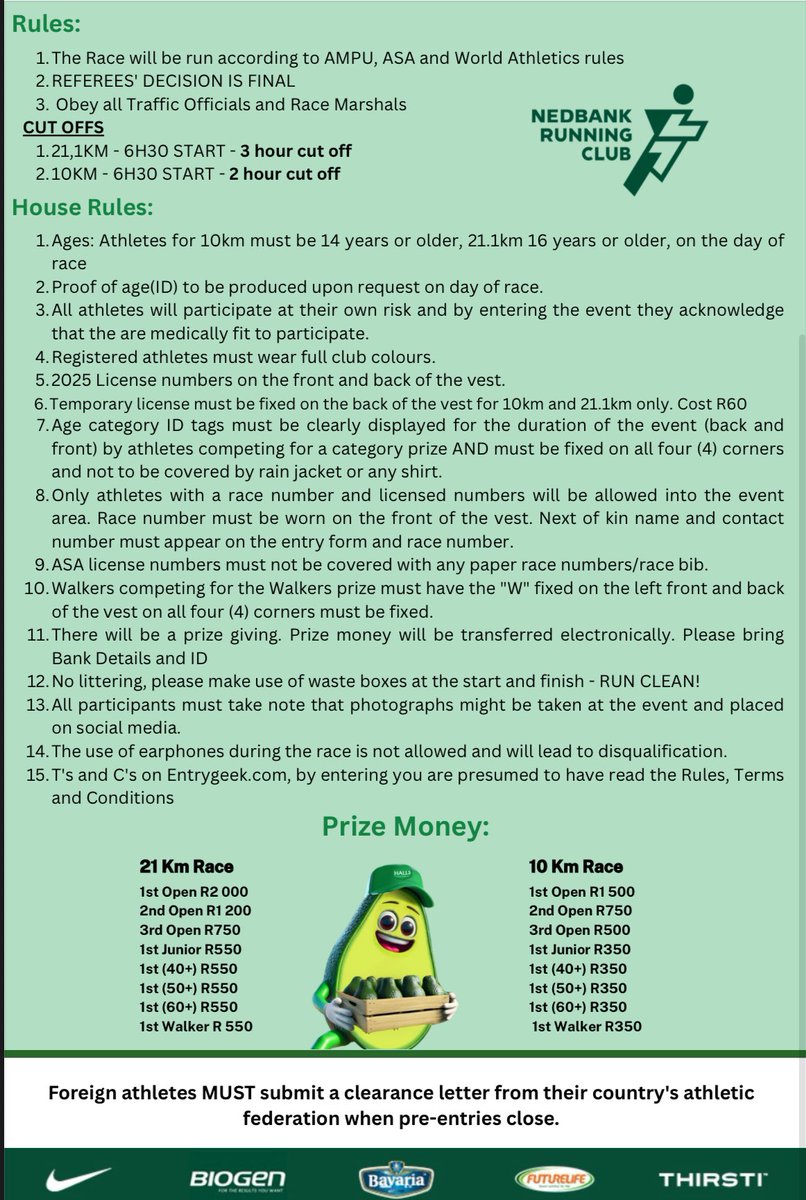 As you have your daily orange or vitamin C intake. Grab your phone and head over to: 

entrygeek.co.za/events/halls-3…

And enter this scenic race ❤️🦍

#marathon #roadster #moveit #racethroughtheorchard