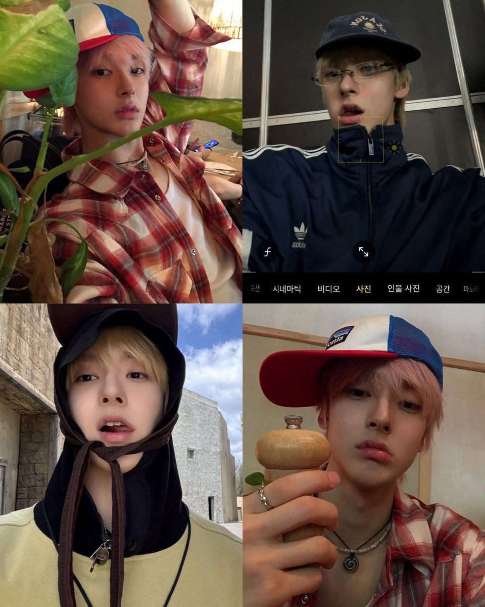 itsnicholla's tweet image. hyunjun’s selca game is INSANE