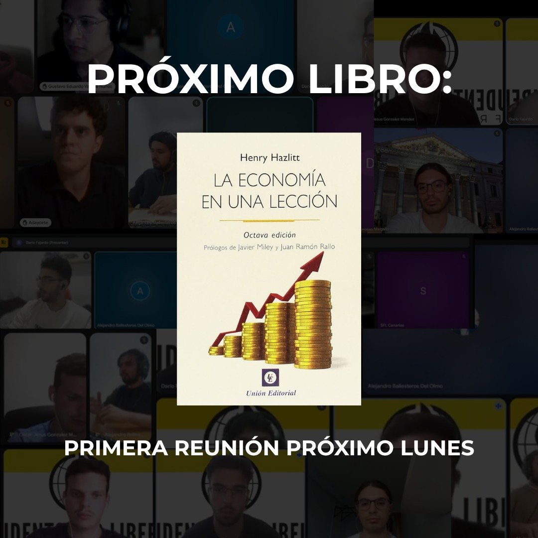 SFL Canarias (@sflcanarias) on Twitter photo 👉 Club de Lectura <a href="/SFLSpain/">SFL España 🎗️🇪🇸</a>
Lectura semanal, sesiones online, y un espacio para crecer en comunidad a través de las ideas de la libertad.
Escríbemos por DM para unirte al grupo privado. 📩 👉 Club de Lectura <a href="/SFLSpain/">SFL España 🎗️🇪🇸</a>
Lectura semanal, sesiones online, y un espacio para crecer en comunidad a través de las ideas de la libertad.
Escríbemos por DM para unirte al grupo privado. 📩