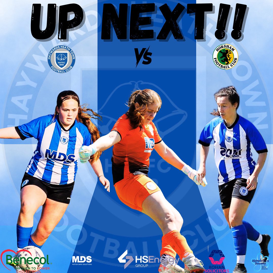 Haywards Heath Town Women (@hhtwomen) on Twitter photo PRE SEASON 💙
We welcome Horsham to the HSE Stadium for this Sundays pre season friendly.
📅 Sunday 13th July
⏱️ 2:00pm
🏟️ HSEnergy Group Stadium
🆚 <a href="/HorshamFCWomen/">Horsham FC Women</a>
🍔 Simmo’s open for food & drink
🎟️ Adult £5 , Concession £2 (65+) and u16 free but must be with an adult. PRE SEASON 💙
We welcome Horsham to the HSE Stadium for this Sundays pre season friendly.
📅 Sunday 13th July
⏱️ 2:00pm
🏟️ HSEnergy Group Stadium
🆚 <a href="/HorshamFCWomen/">Horsham FC Women</a>
🍔 Simmo’s open for food & drink
🎟️ Adult £5 , Concession £2 (65+) and u16 free but must be with an adult.