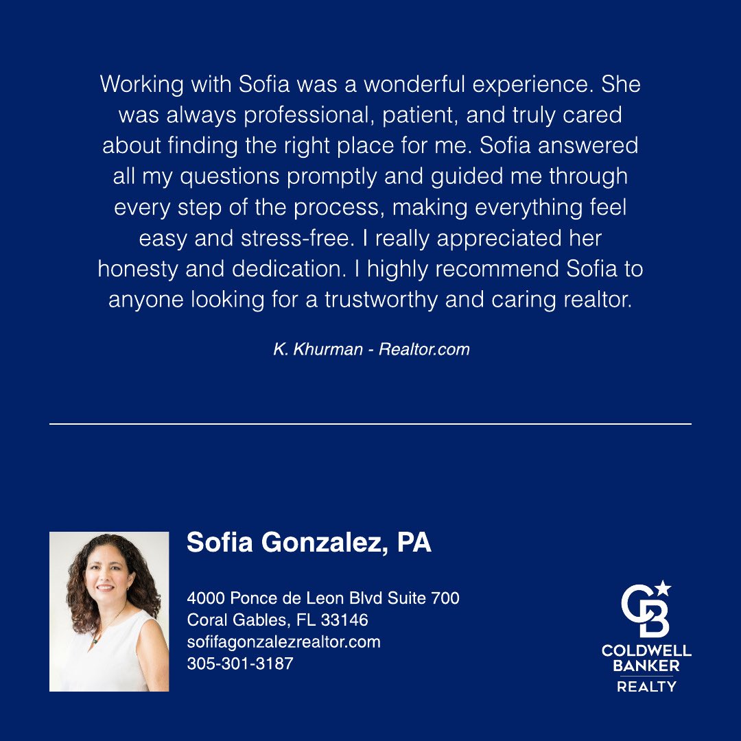 ✨Nothing makes my day like kind words from happy clients! Grateful for the trust and thrilled to have helped another family with their real estate needs 🏡