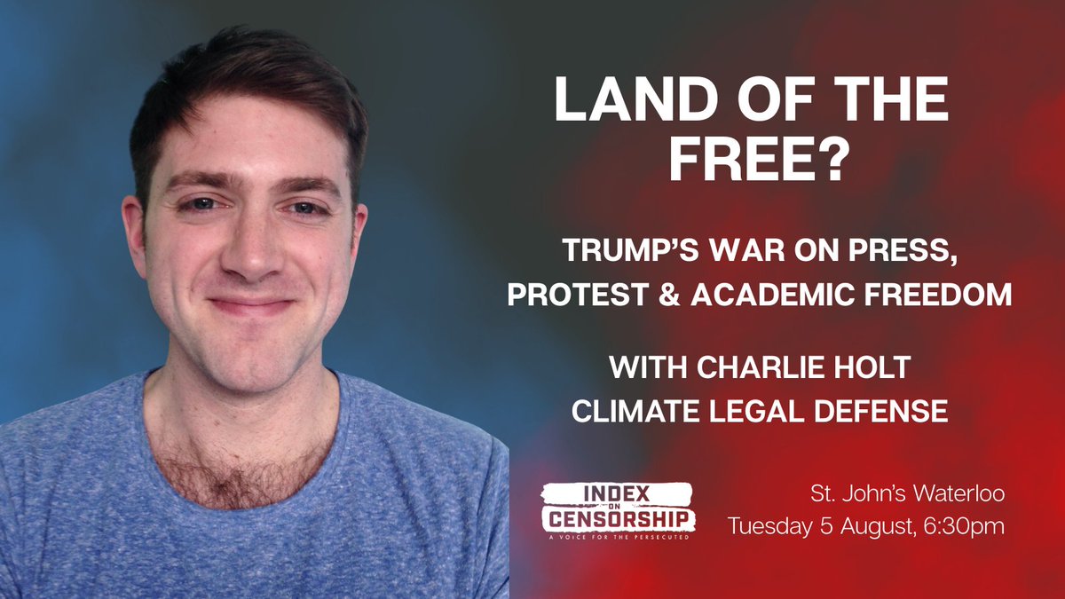 Speaker announcement! <a href="/holt_charlie/">Charlie Holt</a> (Global Climate Legal Defense) will join the panel to discuss his work, including advising <a href="/Greenpeace/">Greenpeace International</a> on major SLAPPs in the #US - like the Energy Transfer lawsuit following the North Dakota pipeline protests. Register: eventbrite.co.uk/e/land-of-the-…
