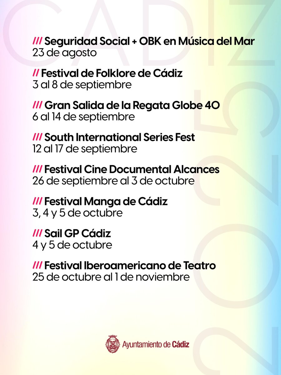 🗣️¿Y tú, qué plan tienes?

✅ #CádizEsElPlan siempre