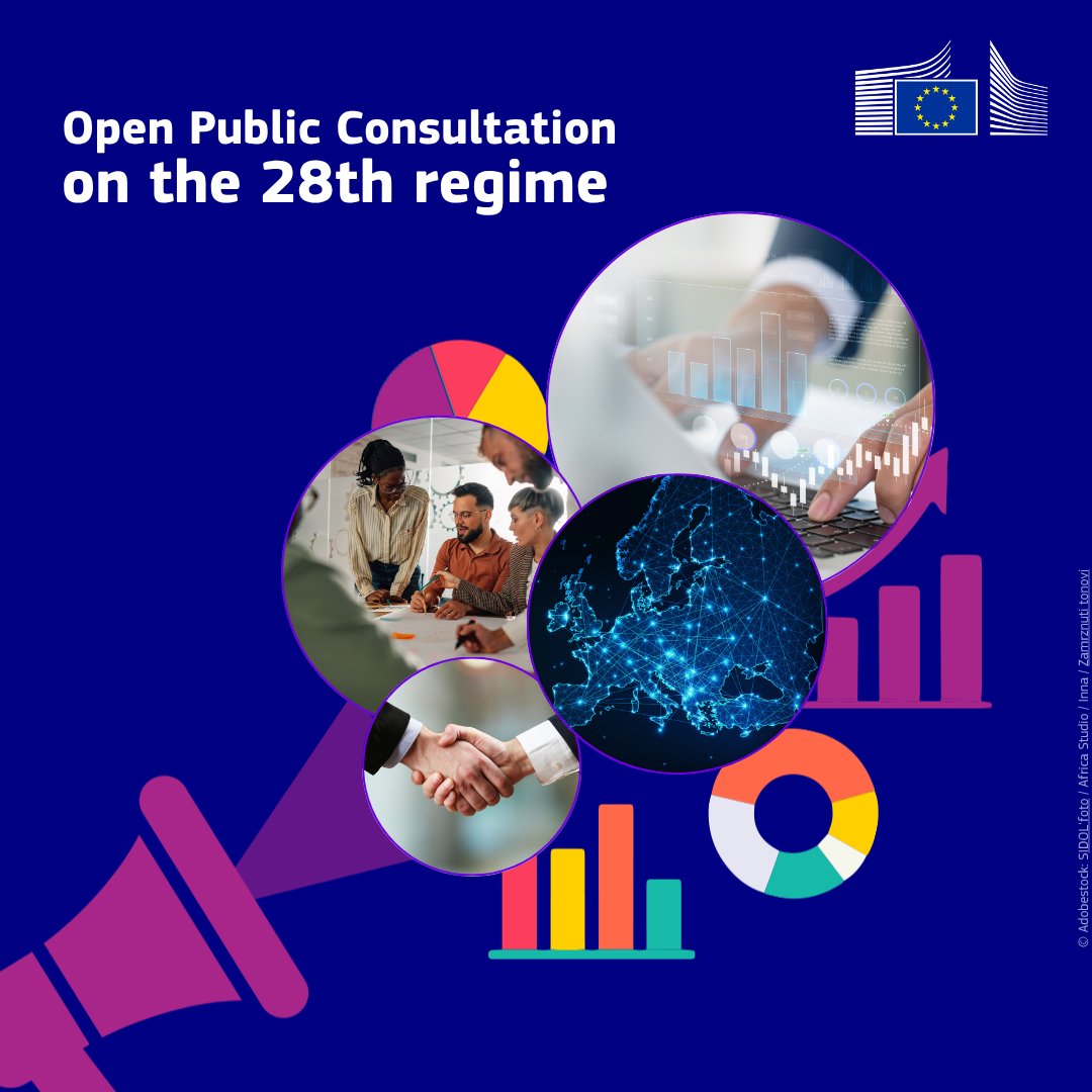 📢 To help companies, especially start-ups, scale-ups &amp; innovative businesses in the EU — we need simpler, harmonised rules.

The 28th regime aims to make it easier to set up, invest &amp; operate across borders 📱💻

But first, we want to hear from you! 

🔗 europa.eu/!9NQ8Qb