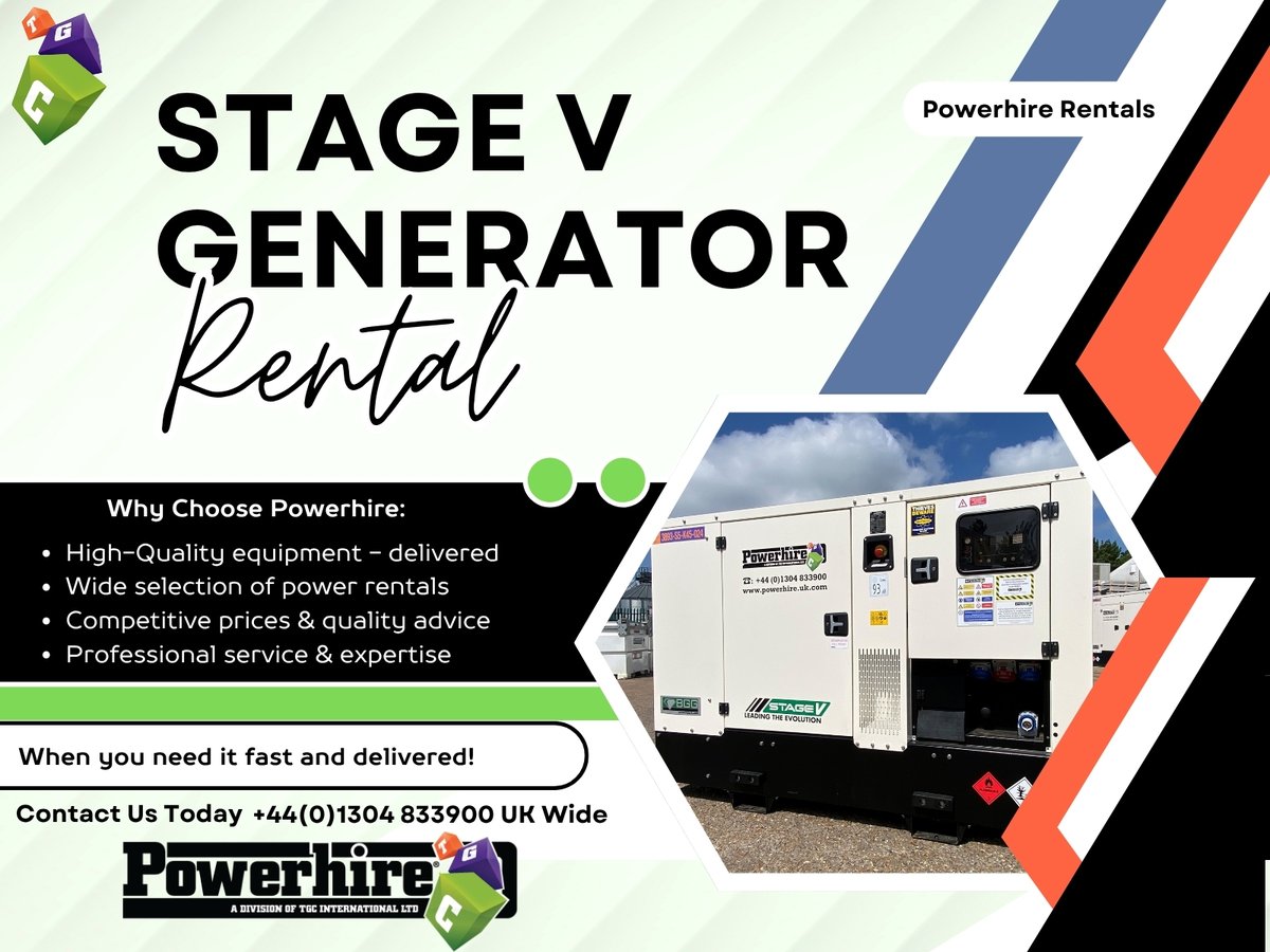 P0werhire's tweet image. Need low-emission temporary power?

Powerhire’s Stage V generators are ready to hire – with in-house delivery and full support.

Cleaner, compliant, reliable.

🔗 powerhire.uk

#StageV #GeneratorHire #TemporaryPower #Powerhire