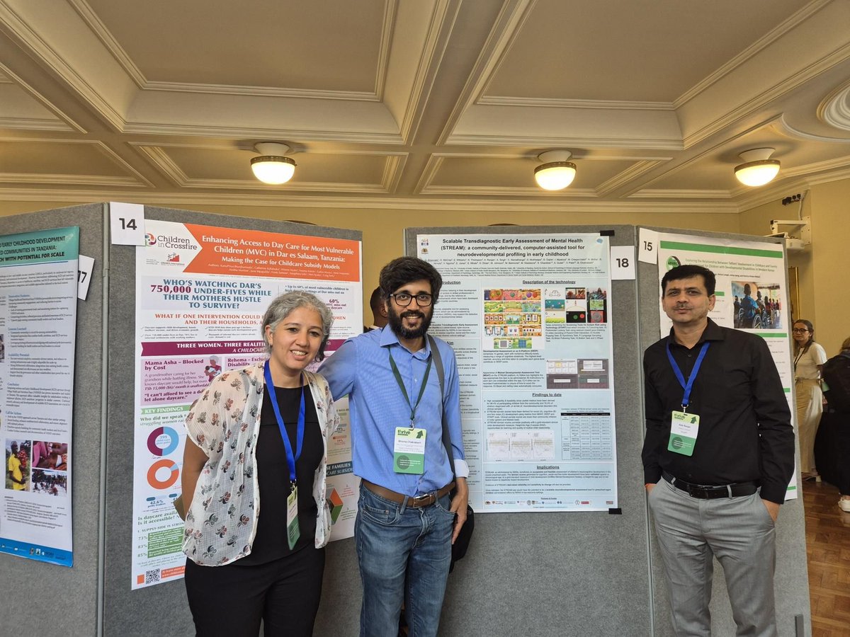 SangathIndia's tweet image. @SangathIndia at Thrive Scientific Conference, London 2025
#Sangath Child Development Group’s (CDG) Supriya Bhavnani and Alok Ranjan presented on STREAM study and DEEP tool at the two-day Thrive international interdisciplinary conference, London.
#ECDs #AdvancingNeurodiversity