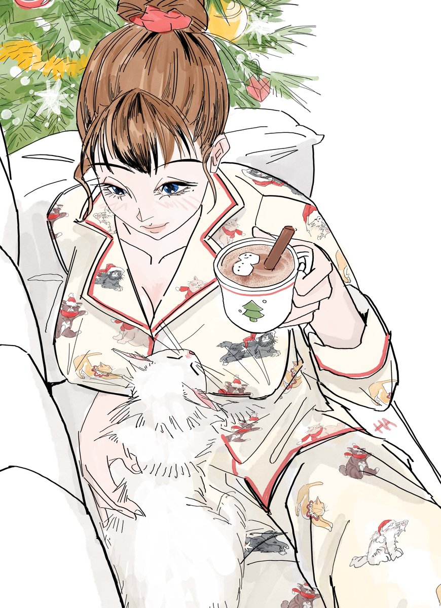ha_lalee's tweet image. #PortfolioDay #PortfolioDay2025 Lady &amp;amp; Cat