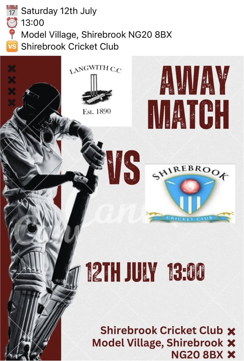 Langwith_CC's tweet photo. We make the short journey this Saturday…. https://t.co/Lp4hbHF2MG