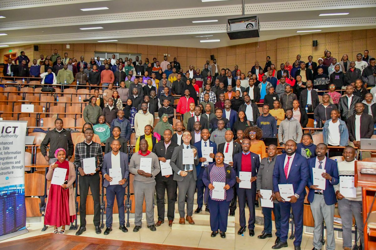ICT Authority (@ictauthorityke) on Twitter photo An elated moment at the PDTP Cohort IX Huawei Training & Certification Ceremony at <a href="/uonbi/">University of Nairobi</a> with <a href="/ICTAuthorityKE/">ICT Authority</a> & <a href="/HuaweiKenya/">Huawei Kenya</a>!
#Beyondtech
#DigitalSkills
#PDTP
#YouthEmpowerment An elated moment at the PDTP Cohort IX Huawei Training & Certification Ceremony at <a href="/uonbi/">University of Nairobi</a> with <a href="/ICTAuthorityKE/">ICT Authority</a> & <a href="/HuaweiKenya/">Huawei Kenya</a>!
#Beyondtech
#DigitalSkills
#PDTP
#YouthEmpowerment