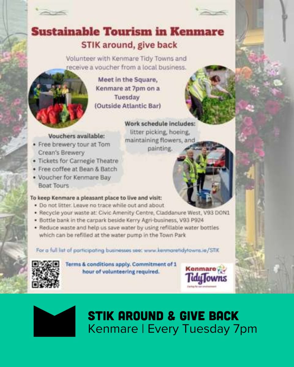 DiscoverKerry_'s tweet image. Ballybunion Market (Saturdays), Summer Yoga &amp;amp; Brunch Great Southern hotel Killarney (July 13), and Stik Around- Kenmare Tidy towns (Every Tuesdays, 7pm).

Discover more events: discoverkerry.com/whats-on/searc…

 #DiscoverKerry #KerryEvents #VisitKerry