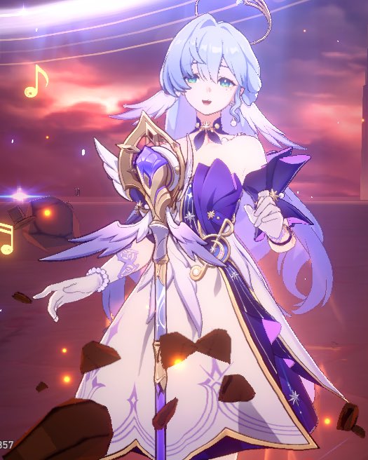 뒷배경 파멸적인데 꿋꿋하게 노래 부르는거
기존쎄같음