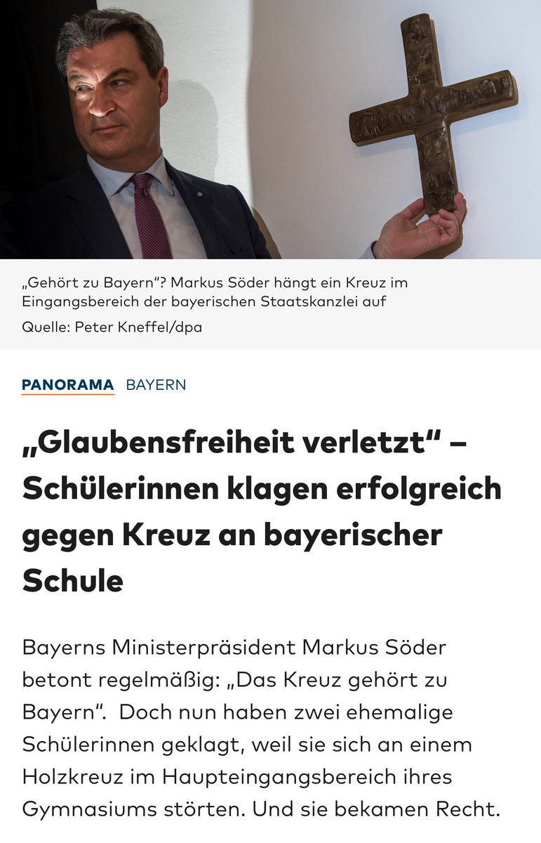 maxmordhorst's tweet image. Stark. Glückwunsch an die Schülerinnen. Die aufgeführte Politikfolklore der CSU ist weder unserer Demokratie noch dem Christentum angemessen.