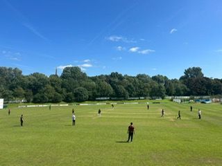 This week, Year 8 took on TOAN at the picturesque Royton Cricket Club for an exhilarating cricket match. The team showcased an outstanding performance on the field, demonstrating their skill and strategy in the game.
