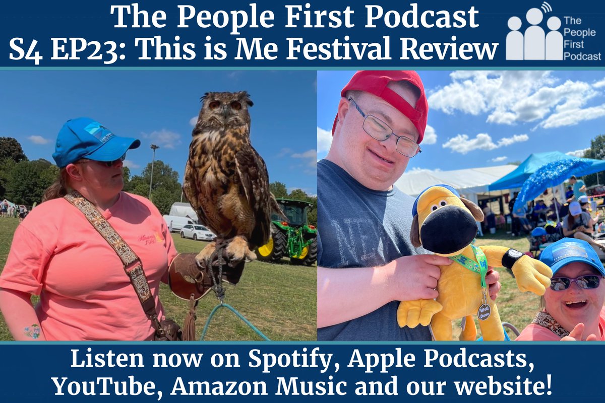 ‼️<a href="/PfkcR/">People First Keighley & Craven</a> Podcast S4EP23‼️ 

In today's show 2 of our members, Daniel and Lizzie, are giving their review of the #ThisIsMe Festival which they attended last week on June 29th!
They talk about their favourite moments, accessibility &amp; more!

Listen now: podfollow.com/the-people-fir…