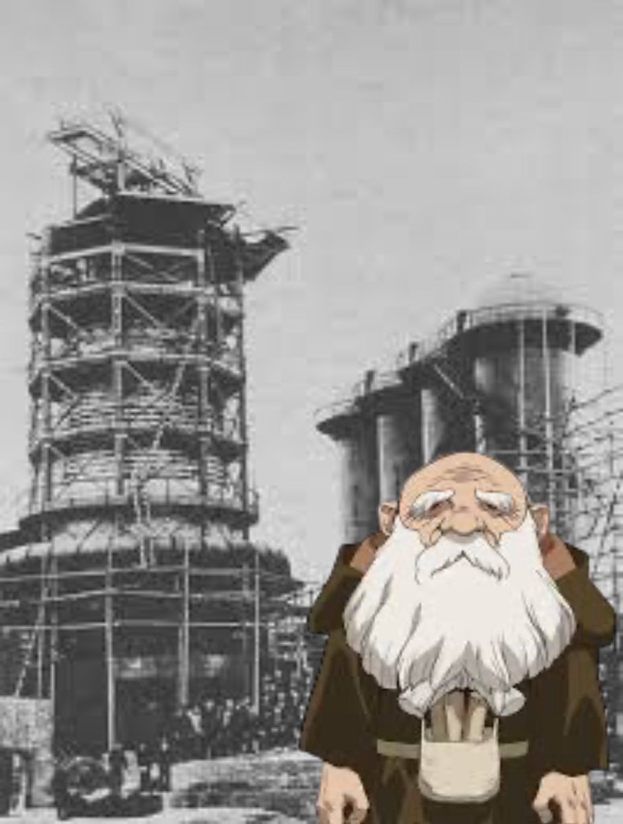 KASEKI_bot's tweet photo. カメラが初めてじゃからとりあえず千空の八幡製鉄所？をつくってみたぞい https://t.co/znlzk0vNyx