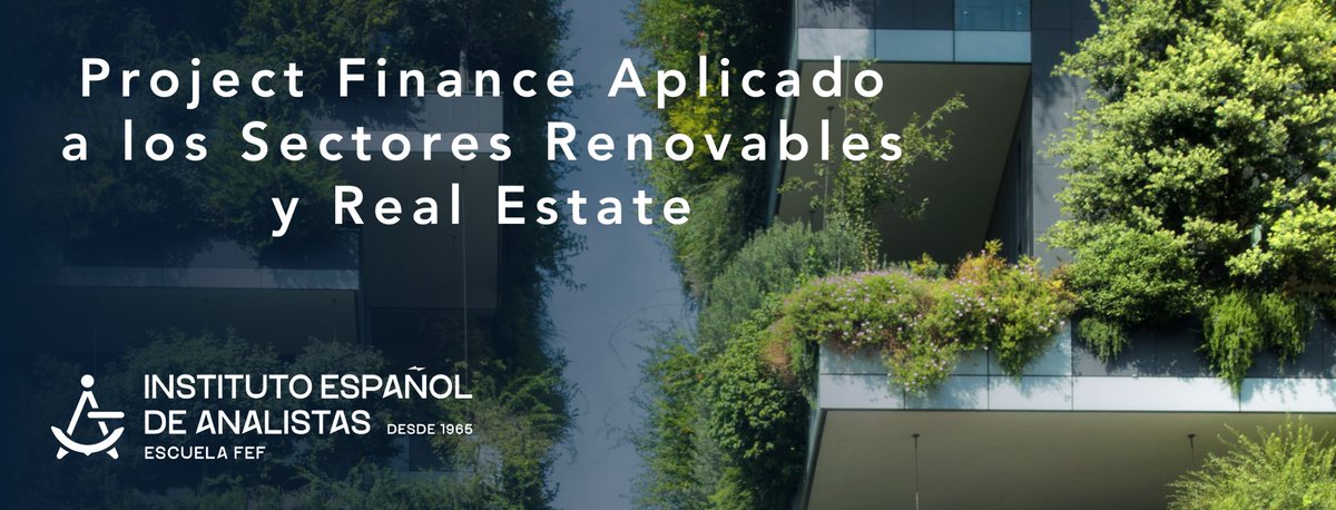 🎓 ¡Nuevo formación ya disponible! 

🔹 “Project Finance aplicado a los sectores renovables y real estate”
📍 Modalidad: presencial / streaming

🔗 Descubre el temario, la metodología y cómo inscribirte aquí:
escuelafef.es/product/projec…