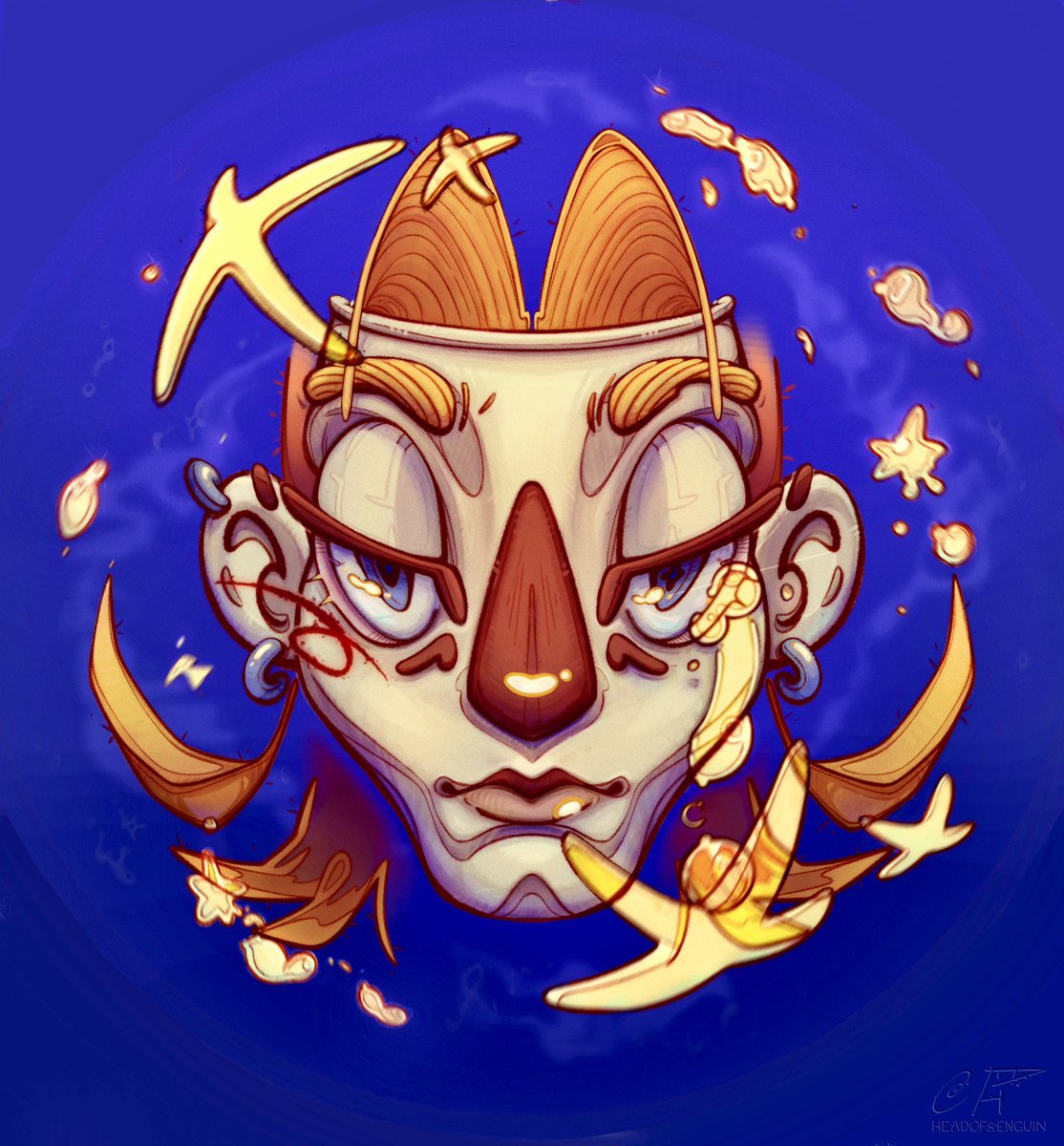 Headofpenguin's tweet photo. The mask https://t.co/Jk8Bwcje6j