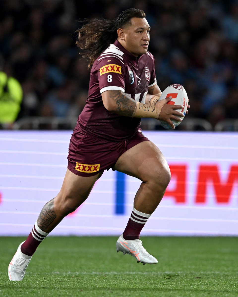 Record breaking game ✅
Score a double ✅
Career first goal ✅
4th child ✅
Origin win ✅

What a month for Papa! 

#WeAreRaiders #Origin