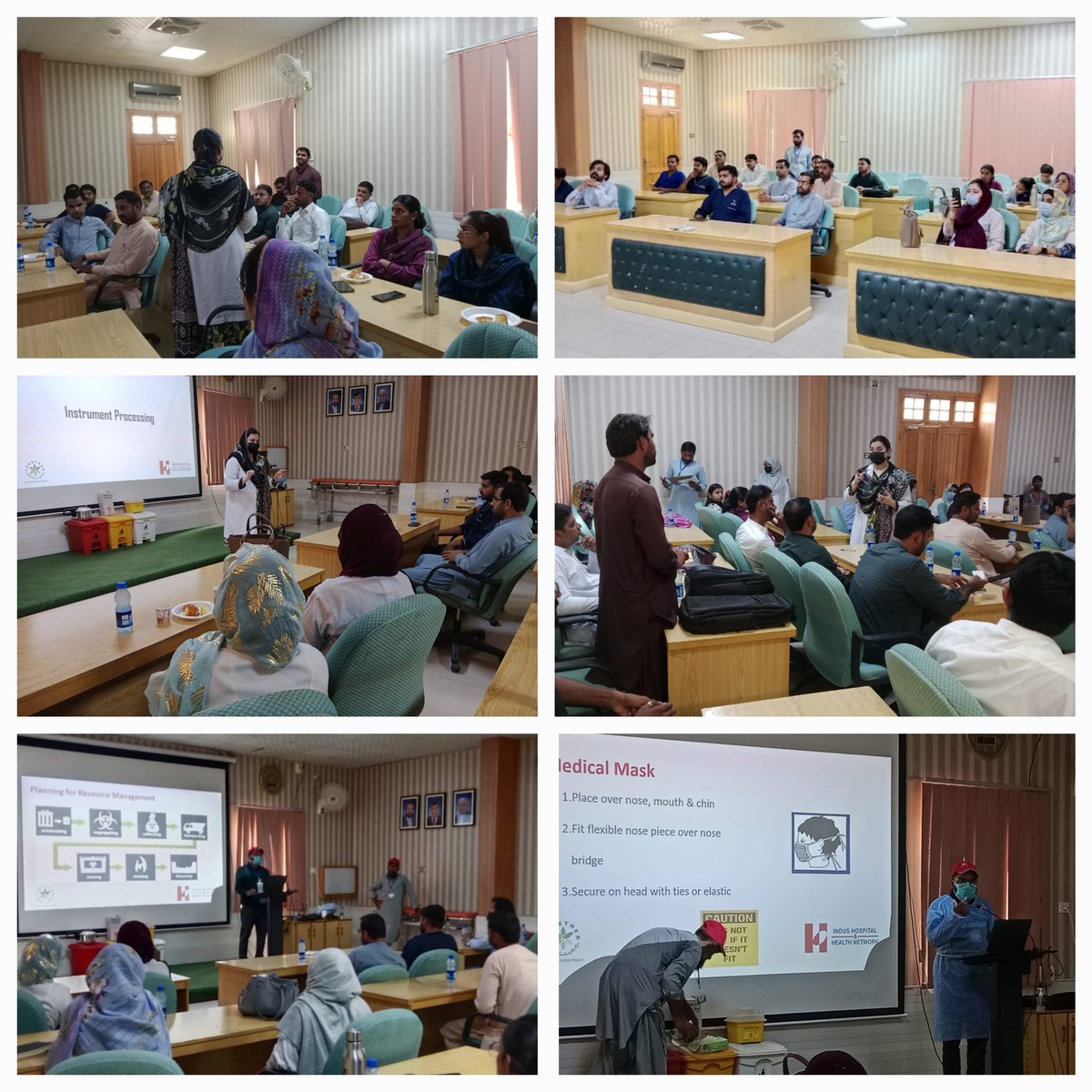 MarviNisar's tweet photo. #IPCTraining for newly appointed #StaffNurses of CMCHL with #IndusHealthHospitalNetwork under guidance of MS CMCHL, Dr Marvi enlightened on #PersonalDevelopmentProfessionally Thanks to @QasimJiskani 4 #SafeInjectionPractices #DrRajaLakhair & Prof. #ZameerSoomro for facilitating๐ https://t.co/pDGYS1JeWP