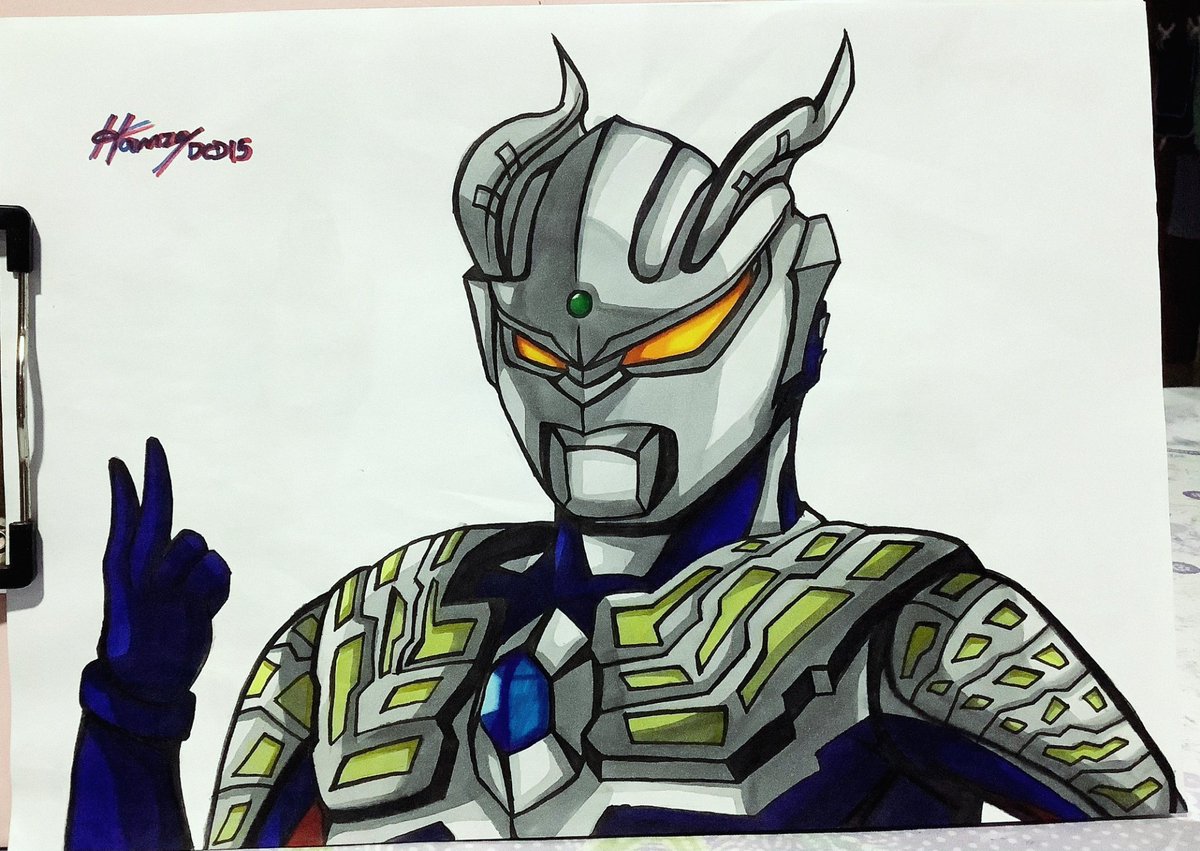 Traditional Art Gift 11
Ultraman Zero, Son of Ultraseven

#traditionalart #realartistontwitter #Ultraman #ultramanart #ultramanfanart #ultramanzero #ultramanzeroart #ultramanzerofanart