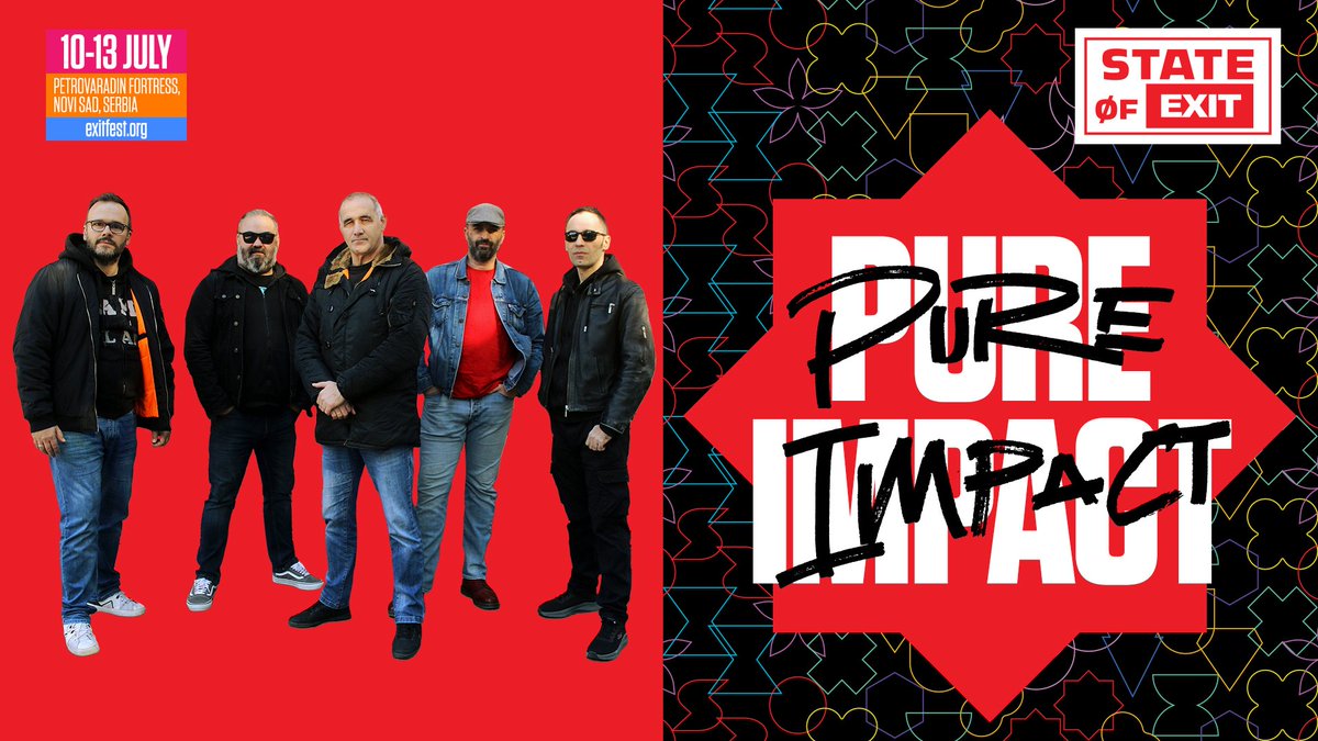 vsavic1977's tweet photo. Petak 11.7. u 23.40h - Explosive Stage na @ExitFestival . Vidimo se! 🕸️⚒️🎤 #PureImpact #Exit https://t.co/tc2TTLTn8w