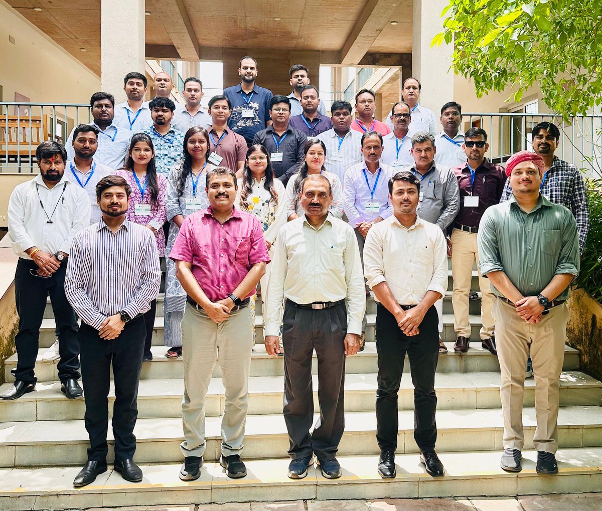 We have a group of ULB officers from Uttar Pradesh to discuss advanced practical O&amp;M issues in managing FSTPs and co-treatment plants. With my lovely colleagues in the lovely AAETI. ..<a href="/CSEINDIA/">CSEINDIA</a> <a href="/amrut_MoHUA/">AMRUT 2.0</a> <a href="/cleanganganmcg/">Namami Gange</a> <a href="/NFSSMalliance/">National Faecal Sludge and Septage Alliance</a>