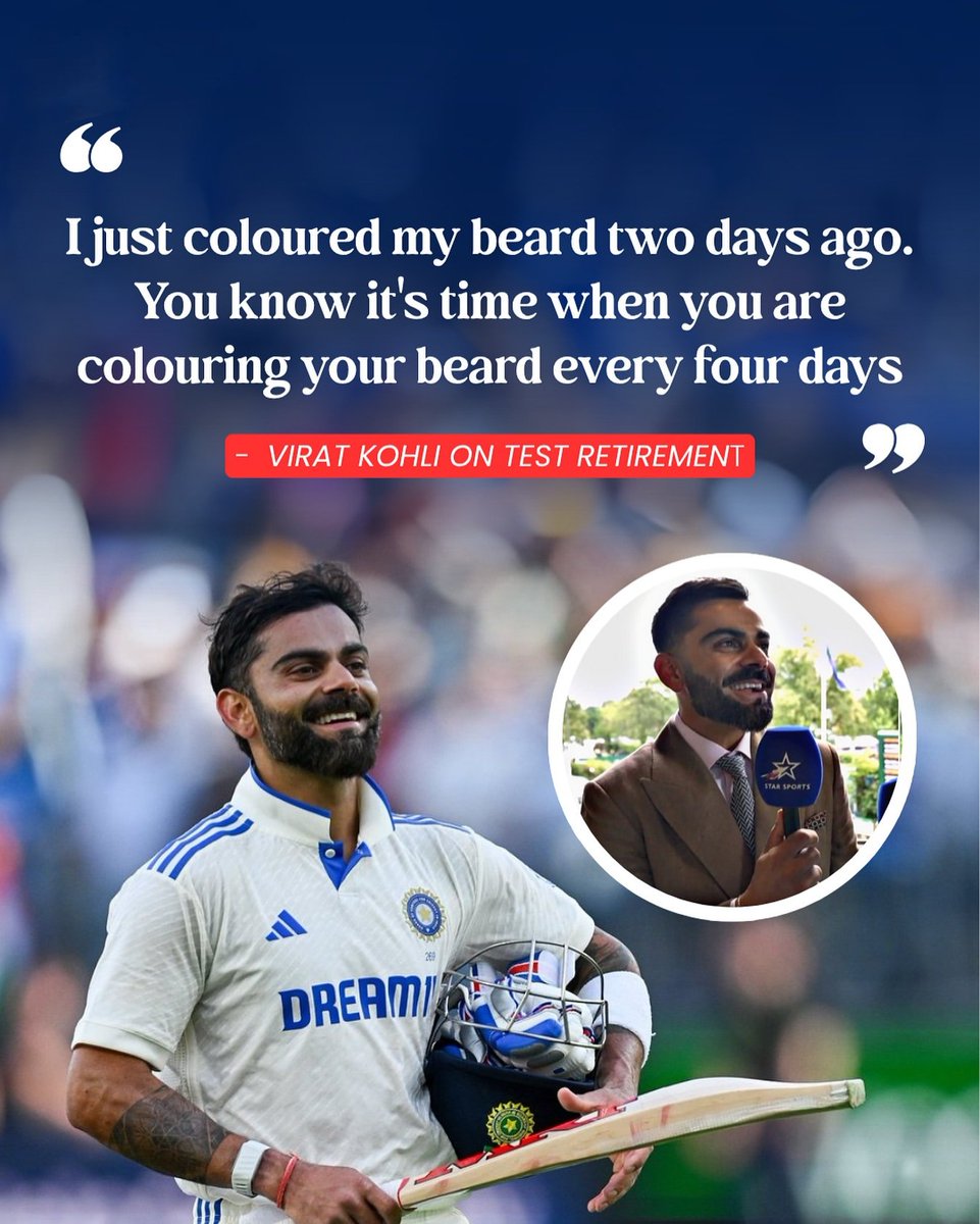 parth_krishna__'s tweet photo. Virat Kohli's beard might fade… but our memories of him never will.♥♥
#269signingoff https://t.co/U5NNoPWJS7