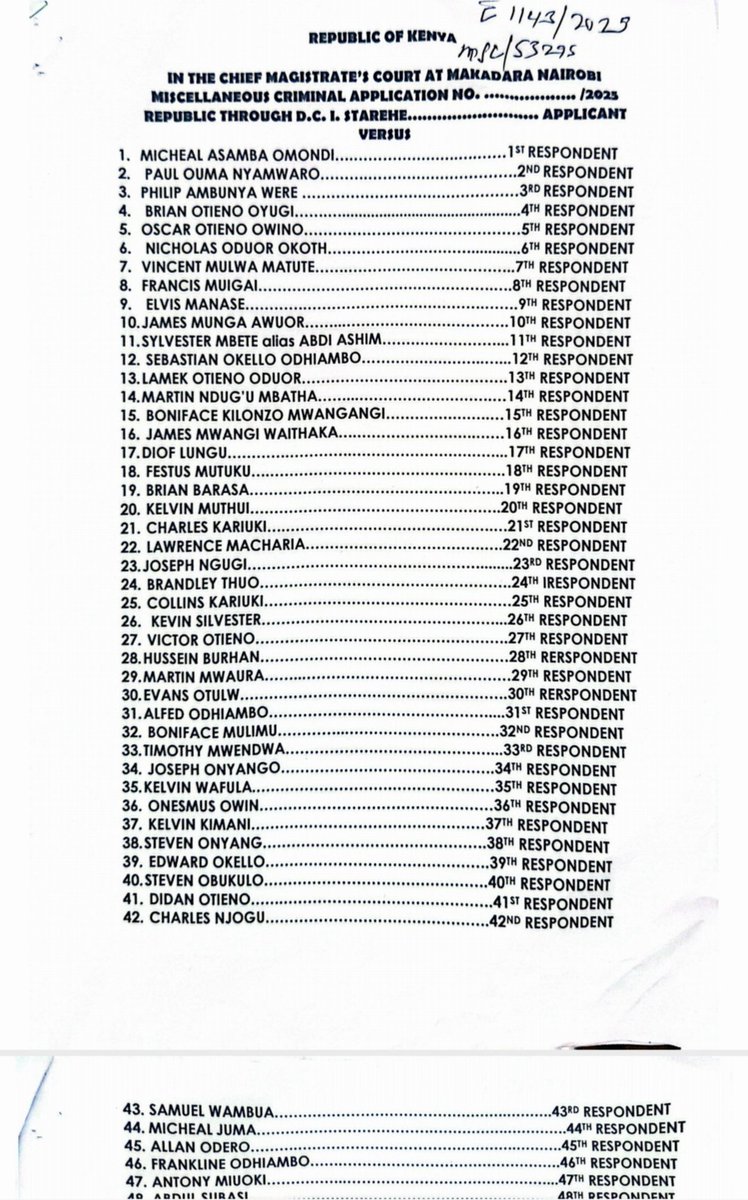MathareSJustice's tweet image. SOS!
The DCI through Pangani & Huruma Police Stations are illegally holding tens of Saba Saba Protesters for more than 48 hrs. They have not been arraigned in any court of law as they are still struggling on how to present their trumped up charges @LawSocietyofKe @AmnestyKenya