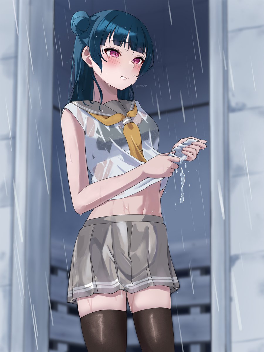 amn_lier's tweet image. 夏の通り雨
#Aqours