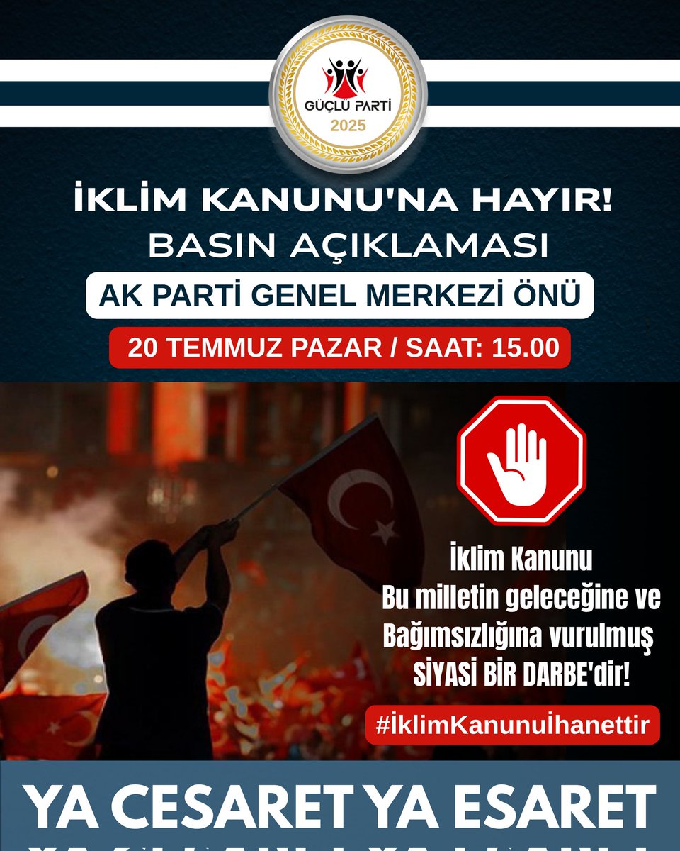 Sayın Cumhurbaşkanı bugün düzenlediği parti grup toplantısında, 20 Temmuz'da Ak Parti Genel Merkezi önünde yapacağımız basın açıklamasından rahatsız olmuş ki şuursuzluk ve vatana ihanetle bizi itham etti. 

Bu millet haini de, vatanseveri de iyi bilir. Takdir yüce